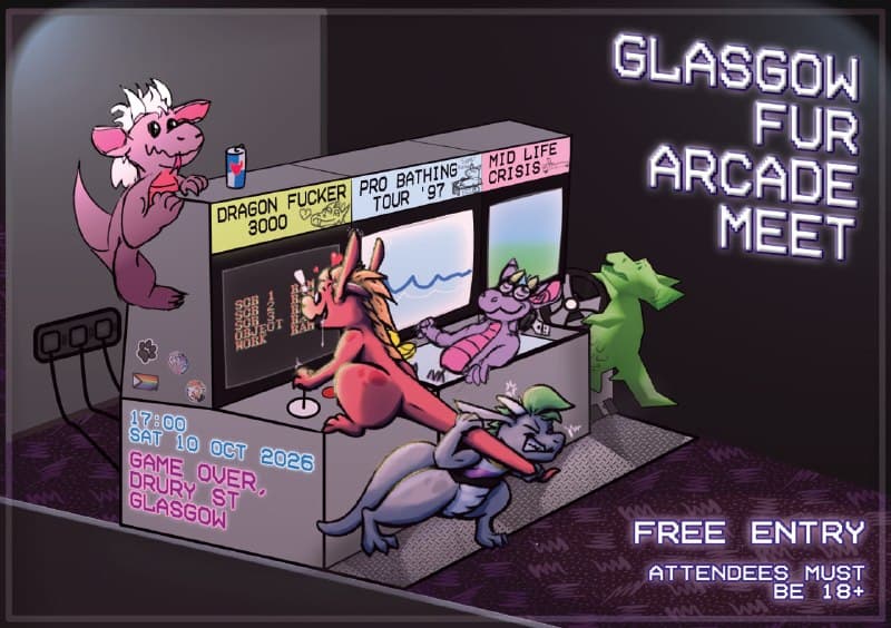 Glasgow Fur Arcade Meet 2026 event artwork
