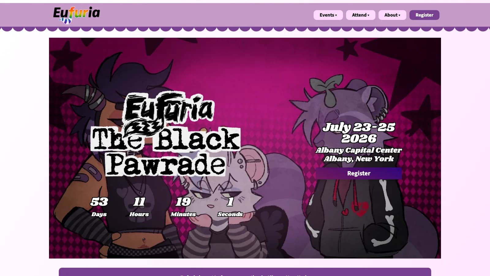 Eufuria 2027 event artwork